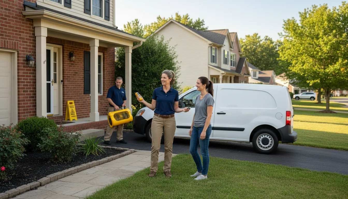 Water restoration image for Fire And Smoke Damage Restoration in Derby, CT